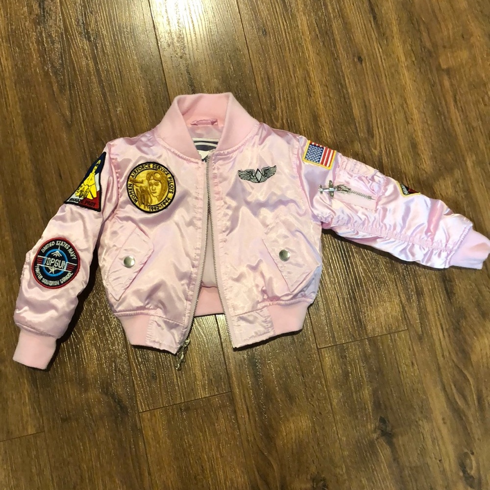 Up and Away MA-1 Pink Flight Jacket 24M